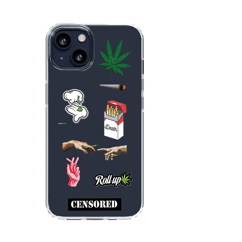 Weed Transparent Case