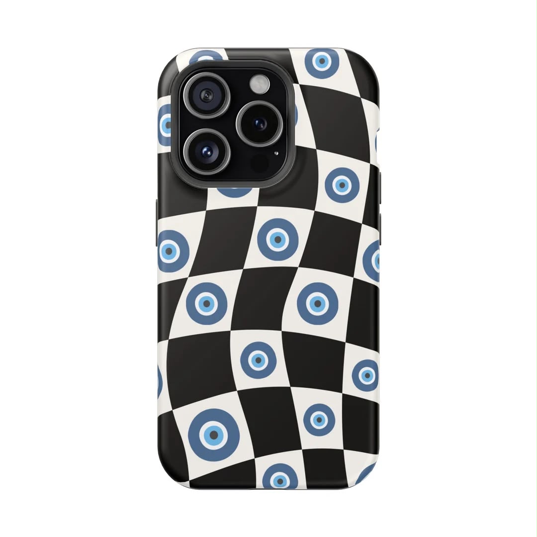 Onyx Pattern Premium Glossy Phone Case (Dual Layer) Available For All iPhone Models