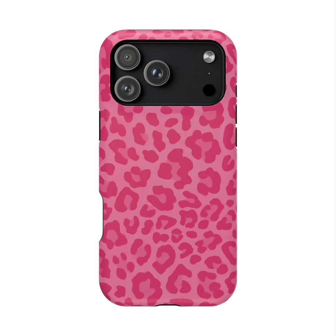Pink Safari Premium Glossy Phone Case (Dual Layer) Available For All iPhone Models