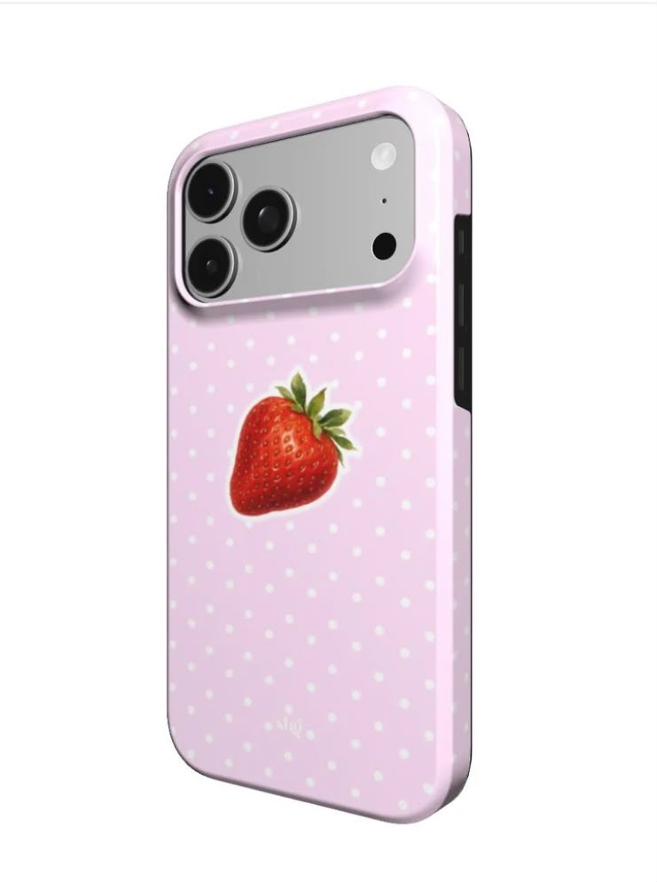 Strawberry Sprinkle Premium Glossy Phone Case (Dual Layer) Available For All iPhone Models
