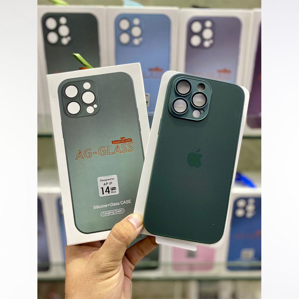 Green Ag Glass Back Case