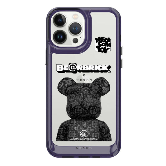 BearBrick Purple Acrylic Case