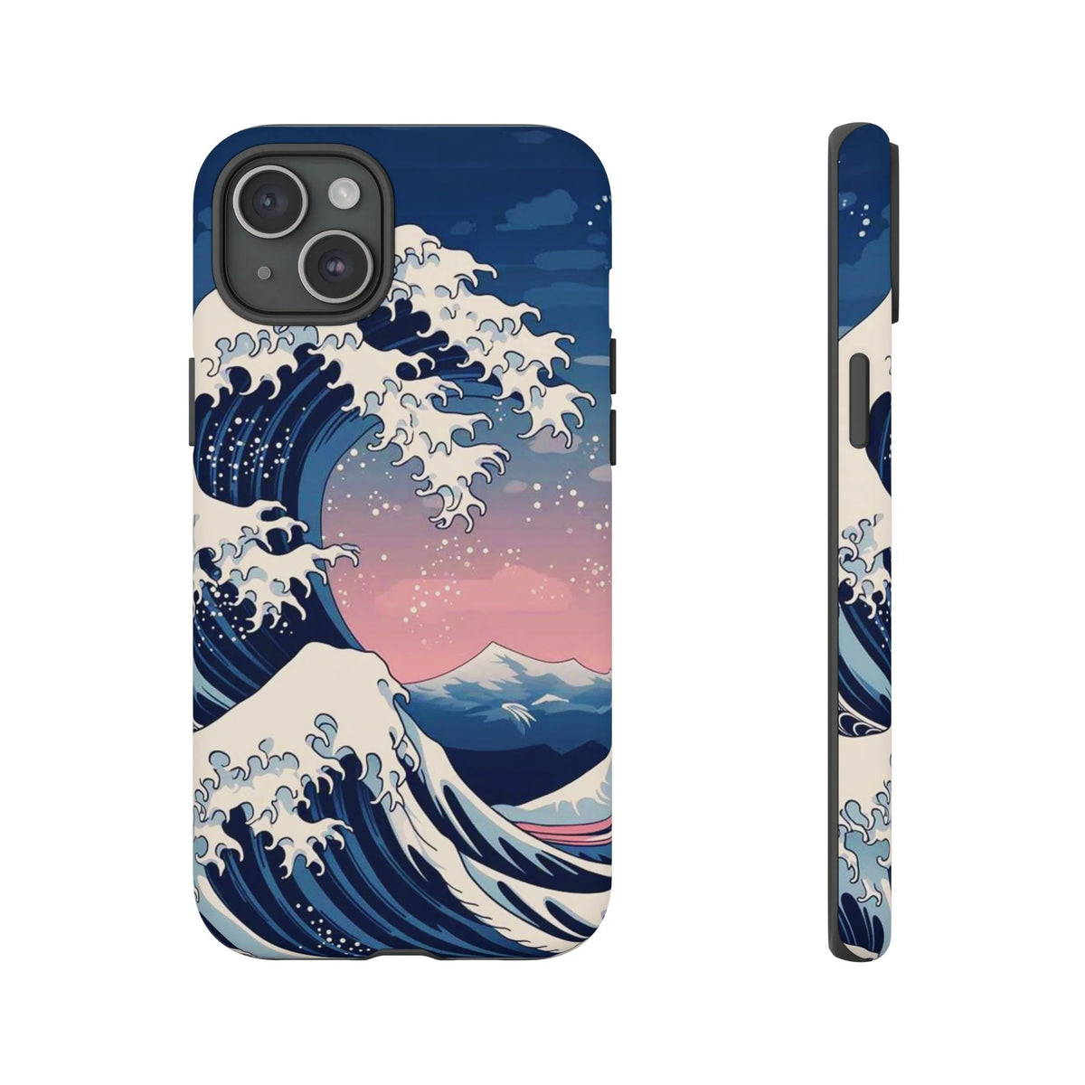Tidal Blue Premium Glossy Phone Case (Dual Layer) Available For All iPhone Models