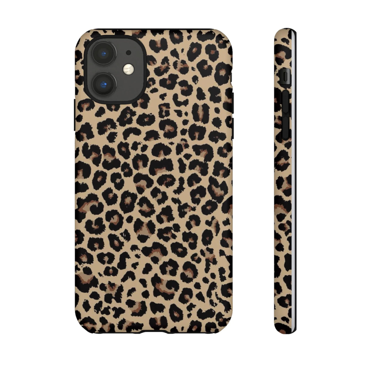 Leopard Luxe Statement Glossy Phone Case (Dual Layer) Available For All iPhone Models