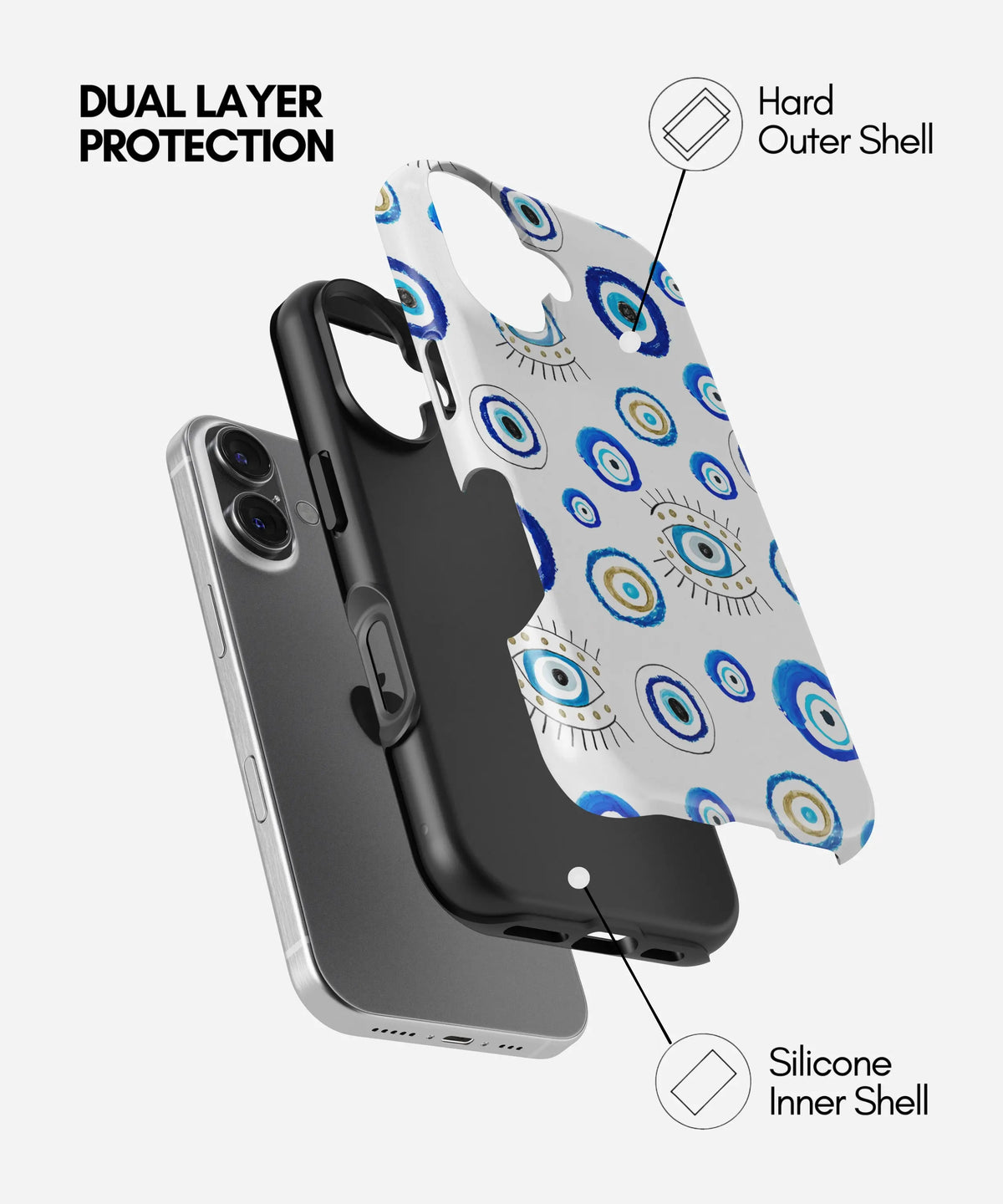 Mystic Eye Premium Glossy Phone Case (Dual Layer) Available For All iPhone Models