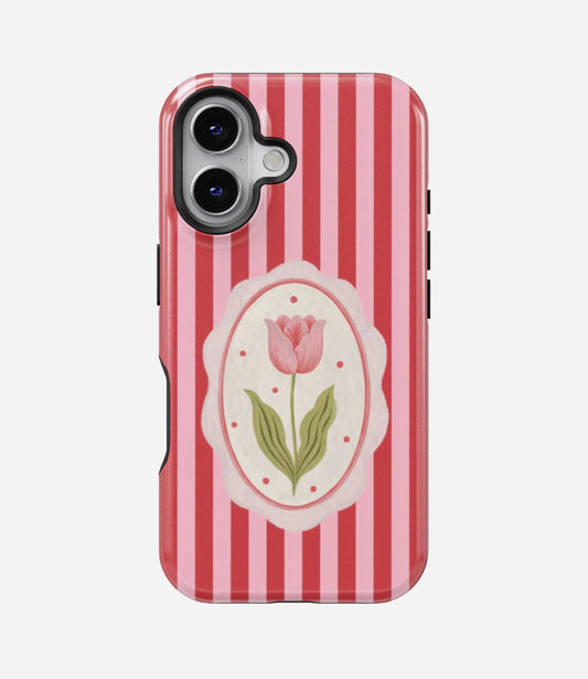 Scarlet Bloom Premium Glossy Phone Case (Dual Layer) Available For All iPhone Models
