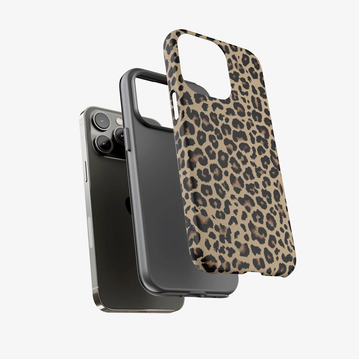 Leopard Luxe Statement Glossy Phone Case (Dual Layer) Available For All iPhone Models