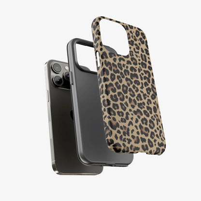 Leopard Luxe Statement Glossy Phone Case (Dual Layer) Available For All iPhone Models