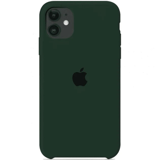 Apple Silicone Case Midnight Green