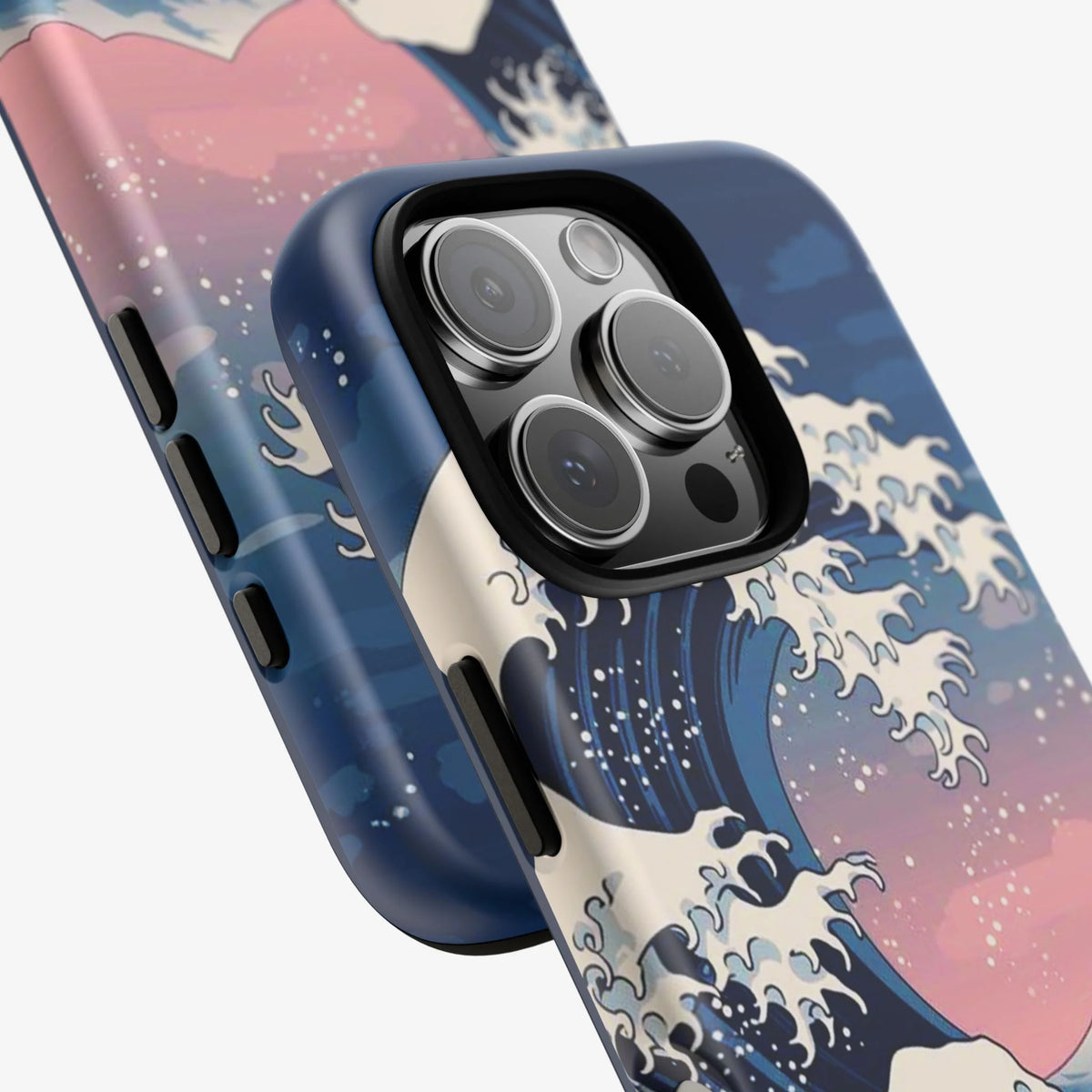 Tidal Blue Premium Glossy Phone Case (Dual Layer) Available For All iPhone Models