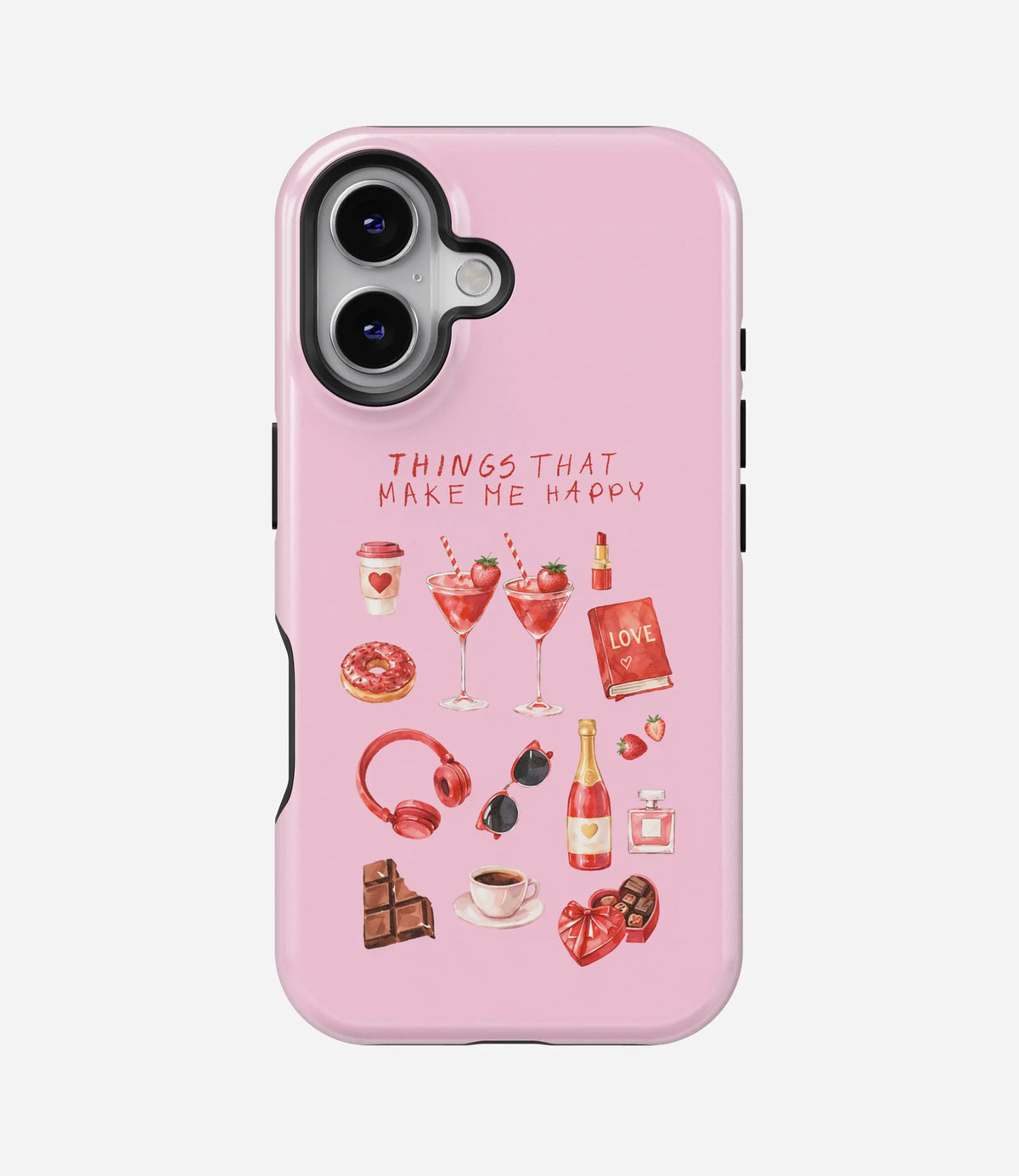 Blush & Bloom Premium Glossy Phone Case (Dual Layer) Available For All iPhone Models