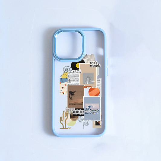She's Electric Blue Border Case
