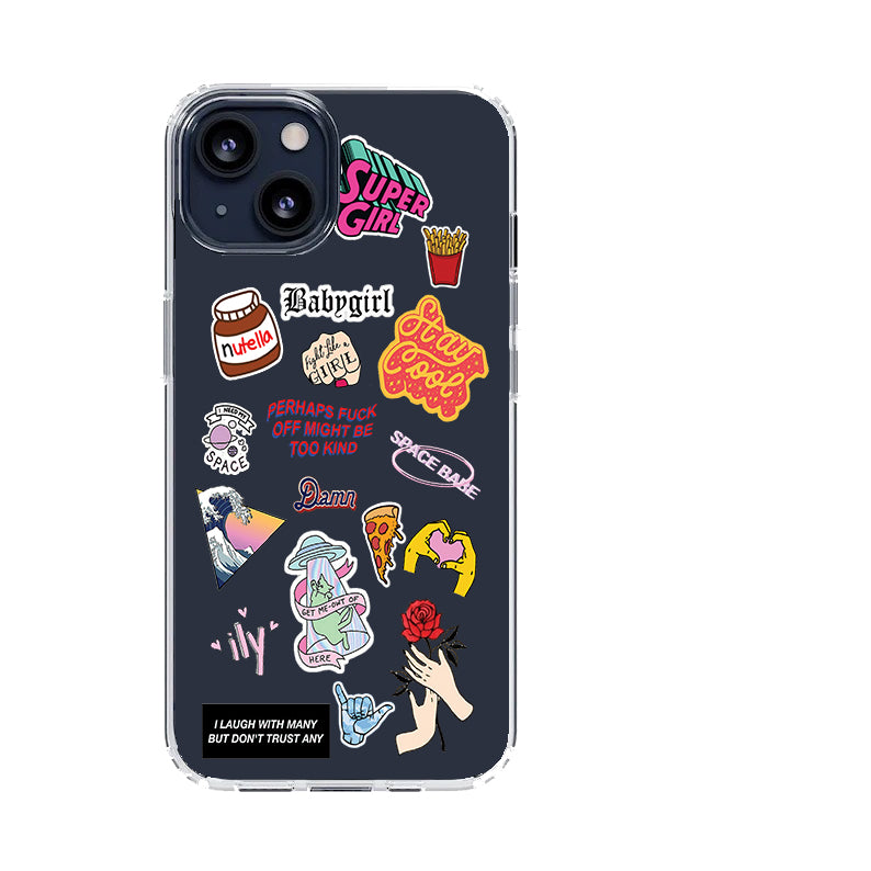 SuperGirl Transparent Case