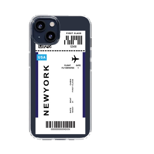 Boarding Pass Transparent Case