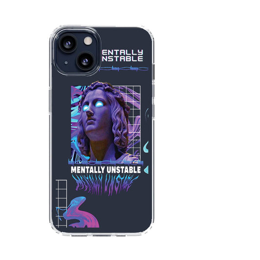 Mentally Unstable Transparent Case