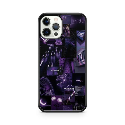 Purple Aesthetic Glossy Case