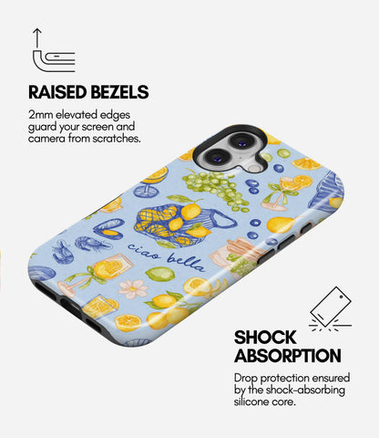 Mediterranean Summer Premium Glossy Phone Case (Dual Layer) Available For All iPhone Models