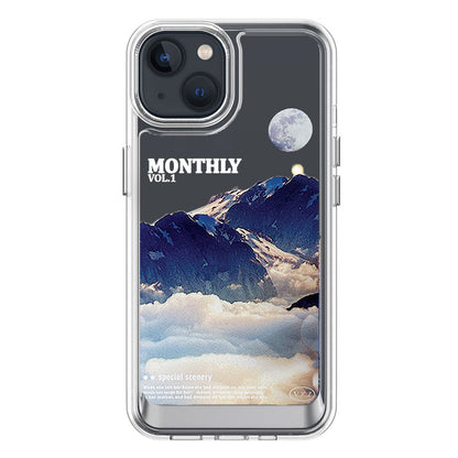 Monthly Blue Acrylic