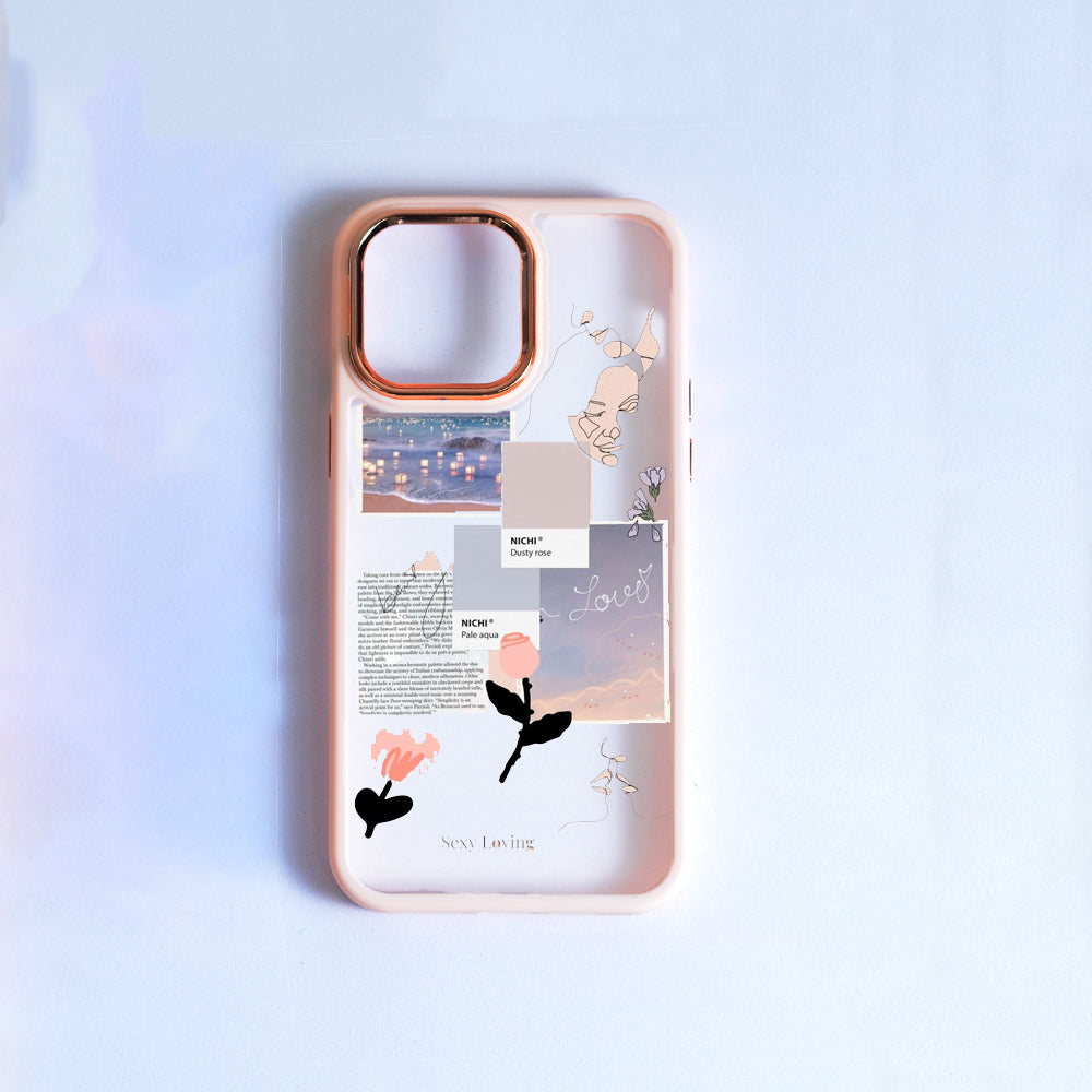 Nichi Pink Border Case