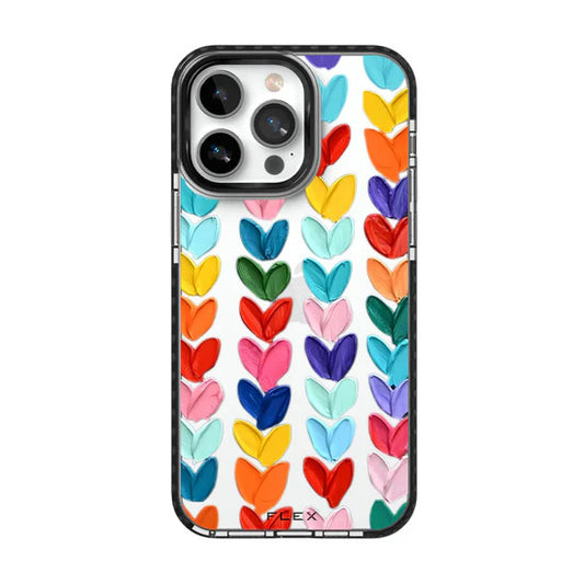 Multi Color Hearts Reverb Case