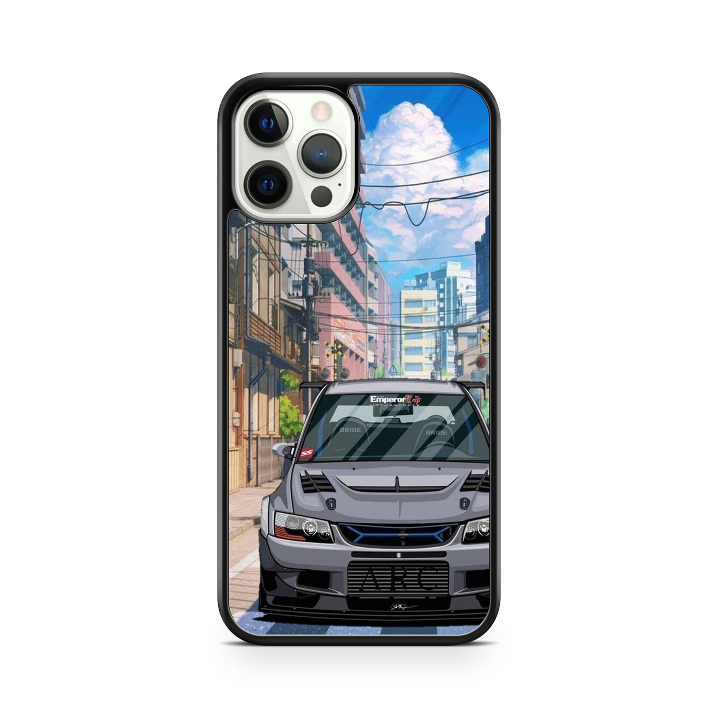 Grey Car Glossy Case