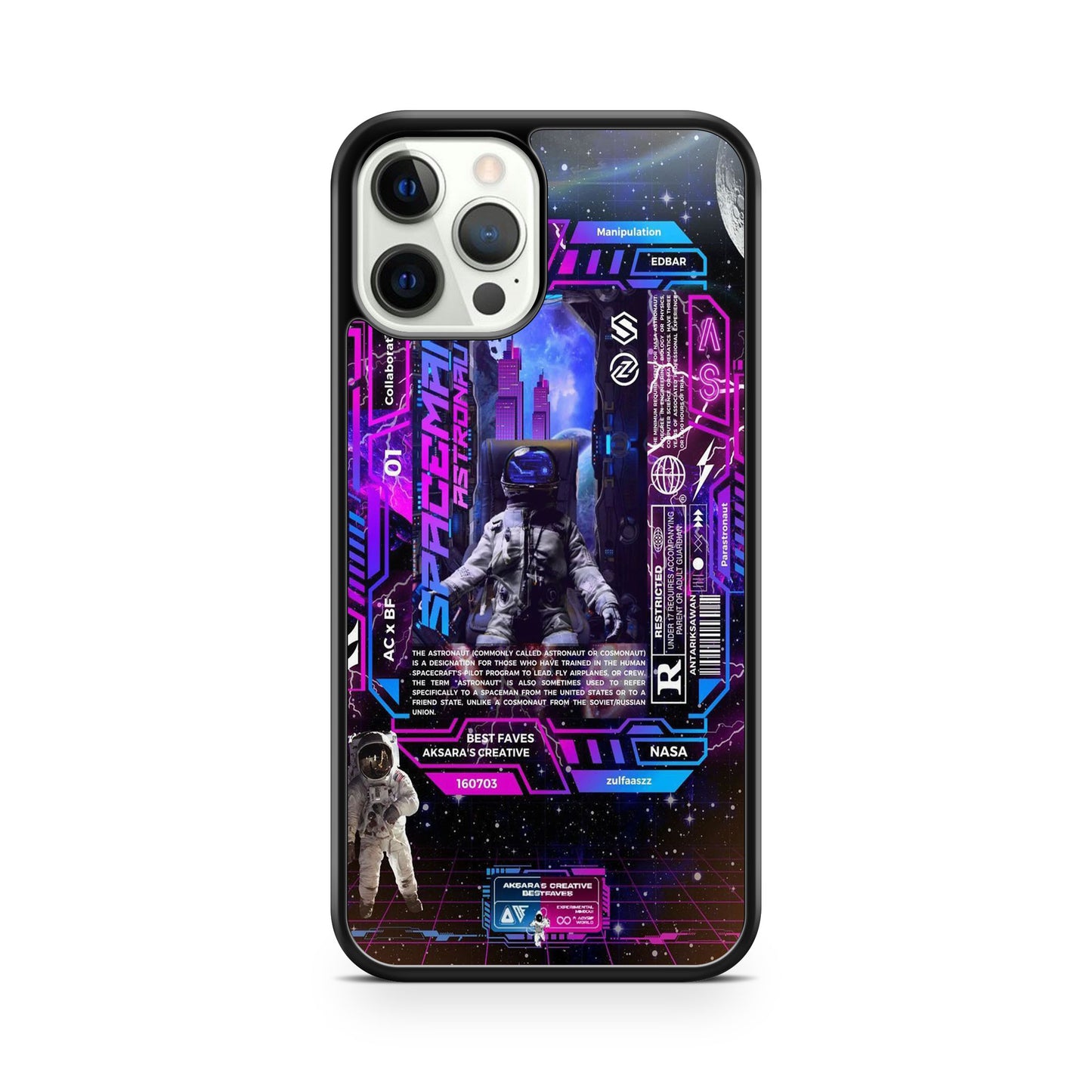 Astronaut Glossy Case