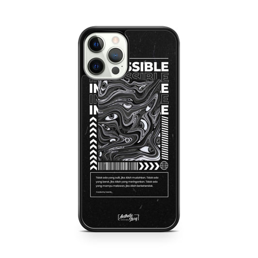 Invisible B/W Glossy Case