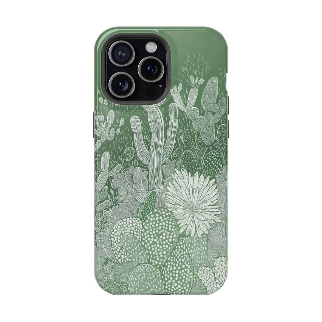 Cactus Charm Premium Glossy Phone Case (Dual Layer) Available For All iPhone Models