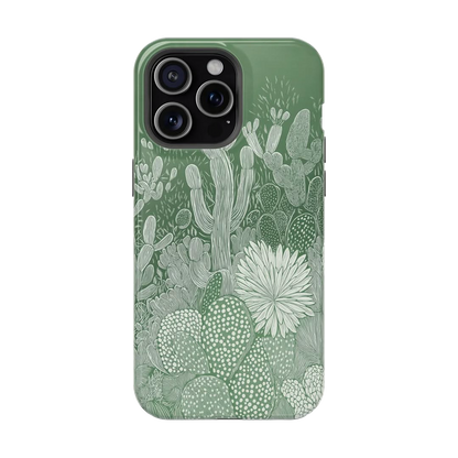 Cactus Charm Premium Glossy Phone Case (Dual Layer) Available For All iPhone Models