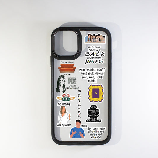 Friends Black Border Case