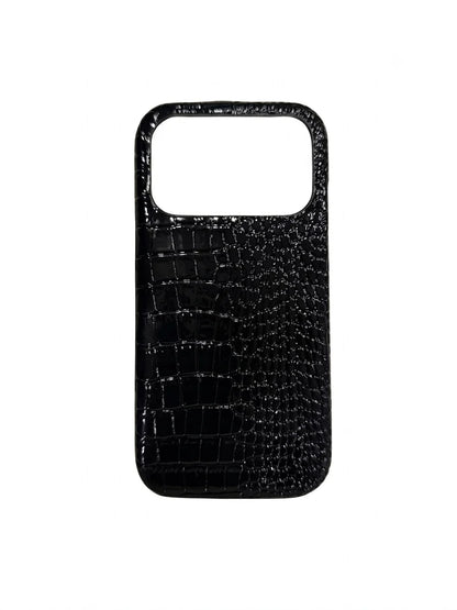 Croc Design Leather Phone case