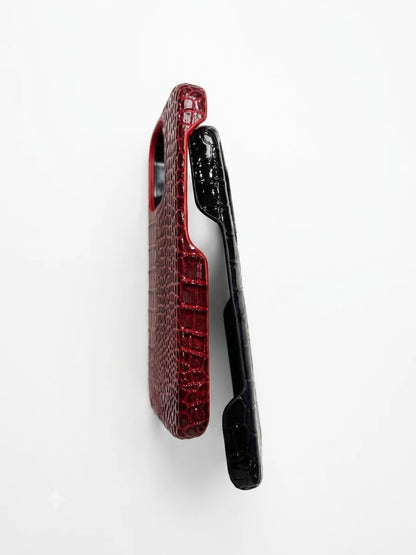 Croc Design Leather Phone case