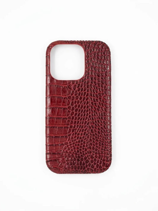 Croc Design Leather Phone case