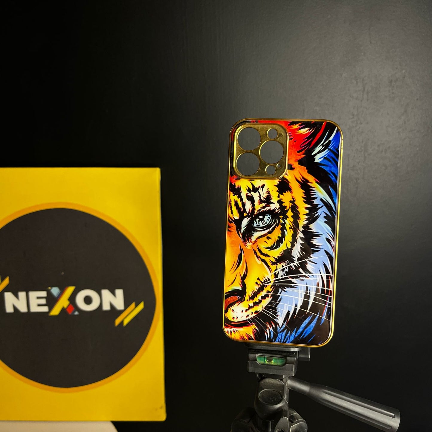 Gold Lion Glossy Case- iPhone 13 pro max