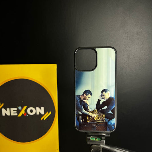 Messi x Ronaldo Glossy Case- iPhone 13 pro max