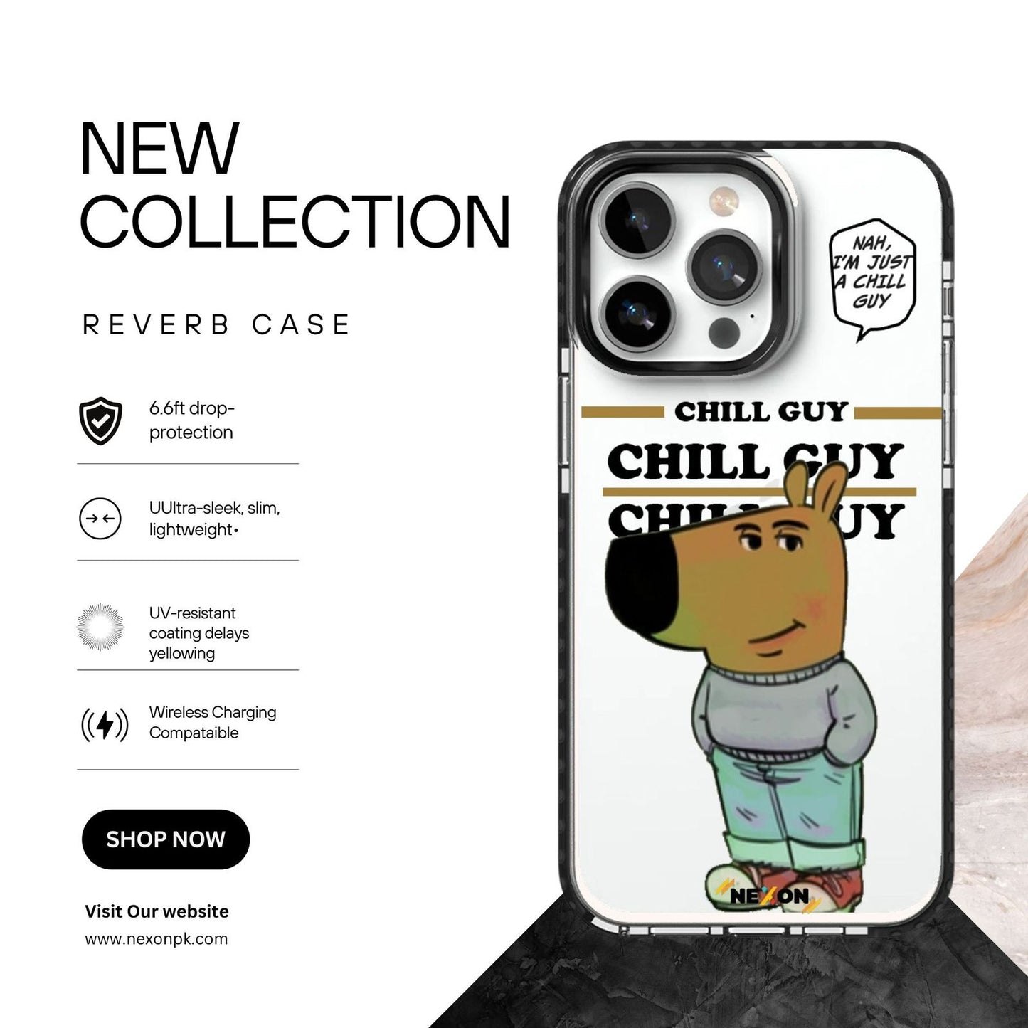 Chill Guy Reverb Case