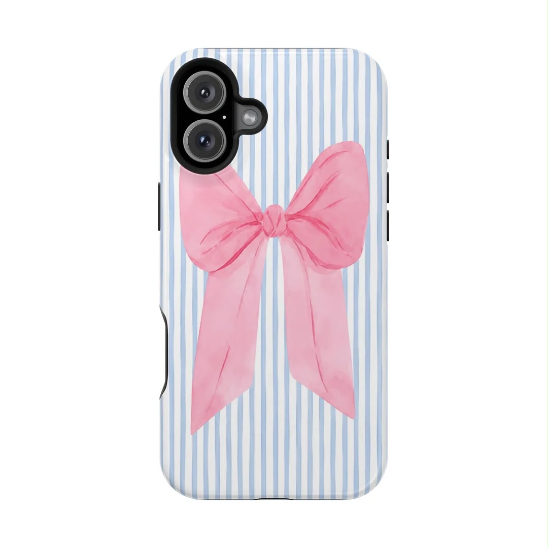 Coquette Blue Premium Glossy Phone Case (Dual Layer) Available For All iPhone Models