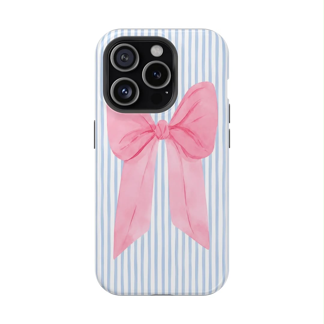 Coquette Blue Premium Glossy Phone Case (Dual Layer) Available For All iPhone Models
