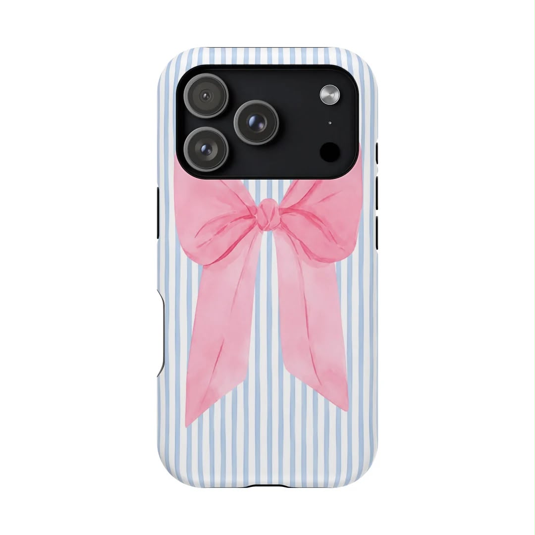 Coquette Blue Premium Glossy Phone Case (Dual Layer) Available For All iPhone Models