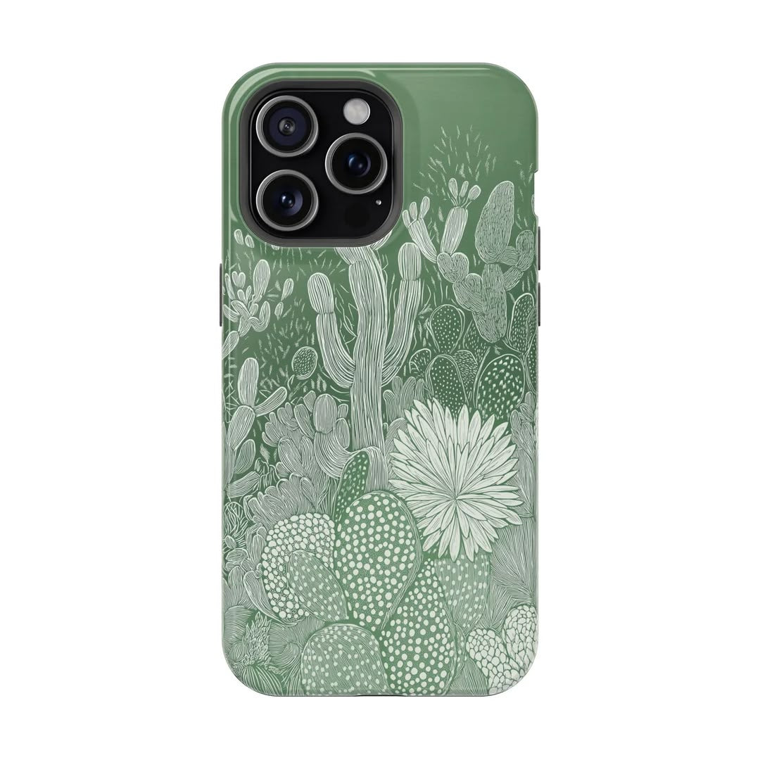 Cactus Charm Premium Glossy Phone Case (Dual Layer) Available For All iPhone Models