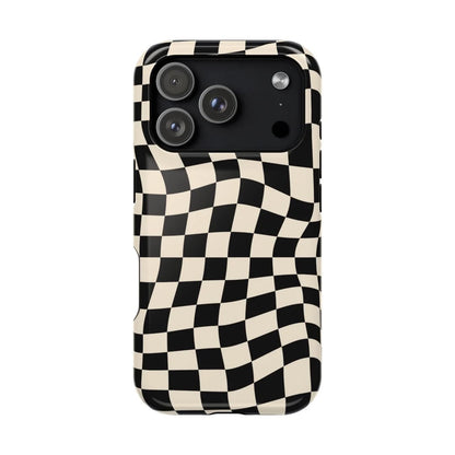 Fluid Grid Premium Glossy Phone Case (Dual Layer) Available For All iPhone Models
