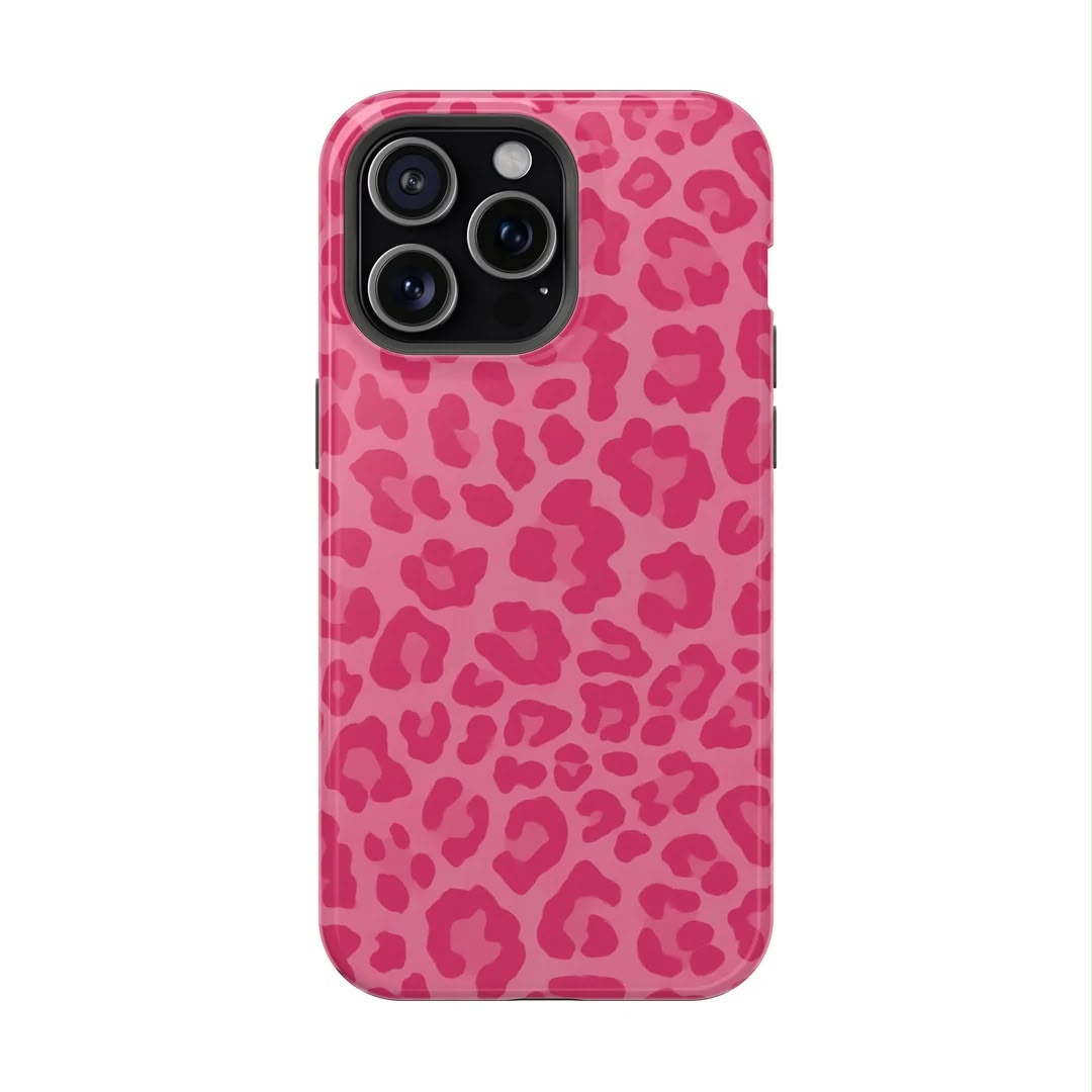 Pink Safari Premium Glossy Phone Case (Dual Layer) Available For All iPhone Models