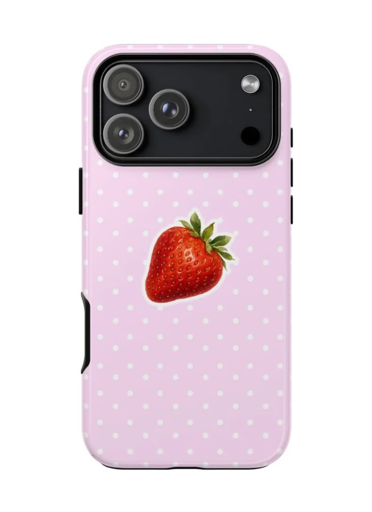 Strawberry Sprinkle Premium Glossy Phone Case (Dual Layer) Available For All iPhone Models