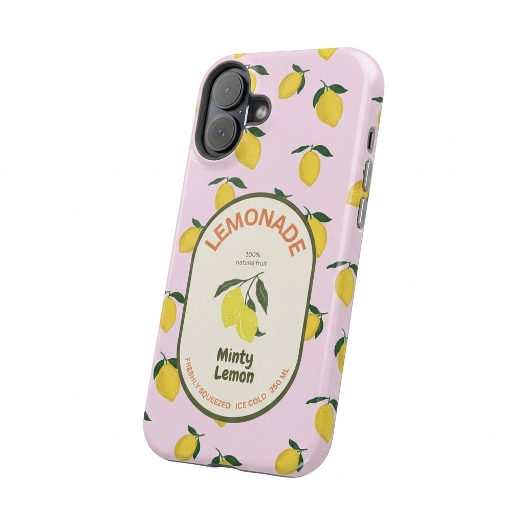 Zesty Mint Premium Glossy Phone Case (Dual Layer) Available For All iPhone Models