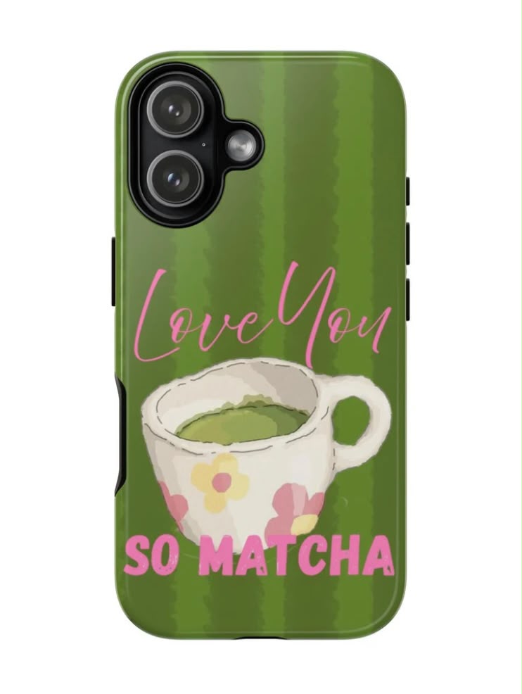 Matcha Love Premium Glossy Phone Case (Dual Layer) Available For All iPhone Models