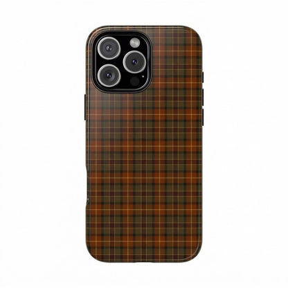 Cocoa Check Premium Glossy Phone Case (Dual Layer) Available For All iPhone Models