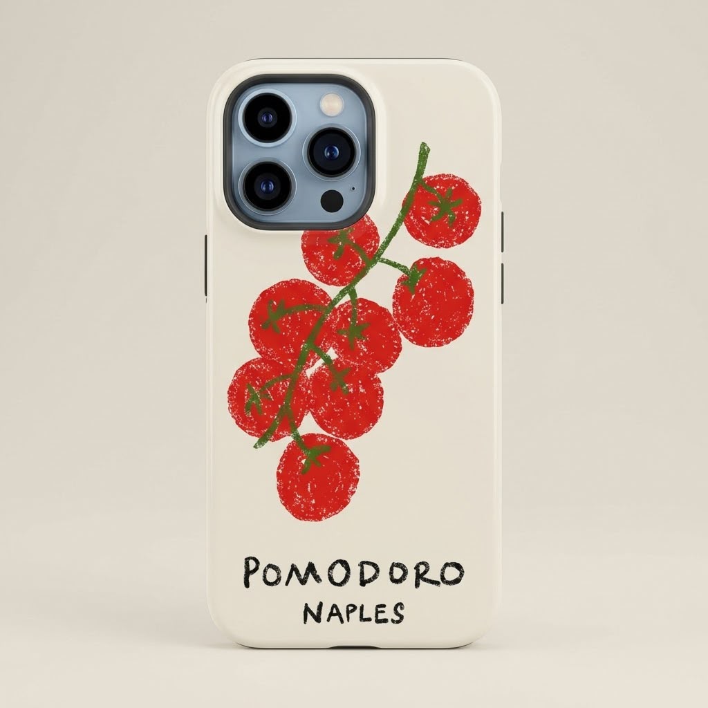 Pomodoro Pop Premium Glossy Phone Case (Dual Layer) Available For All iPhone Models
