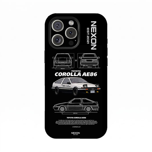 COROLLA AE86 Premium Glossy Phone Case (Dual Layer) Available For All iPhone Models