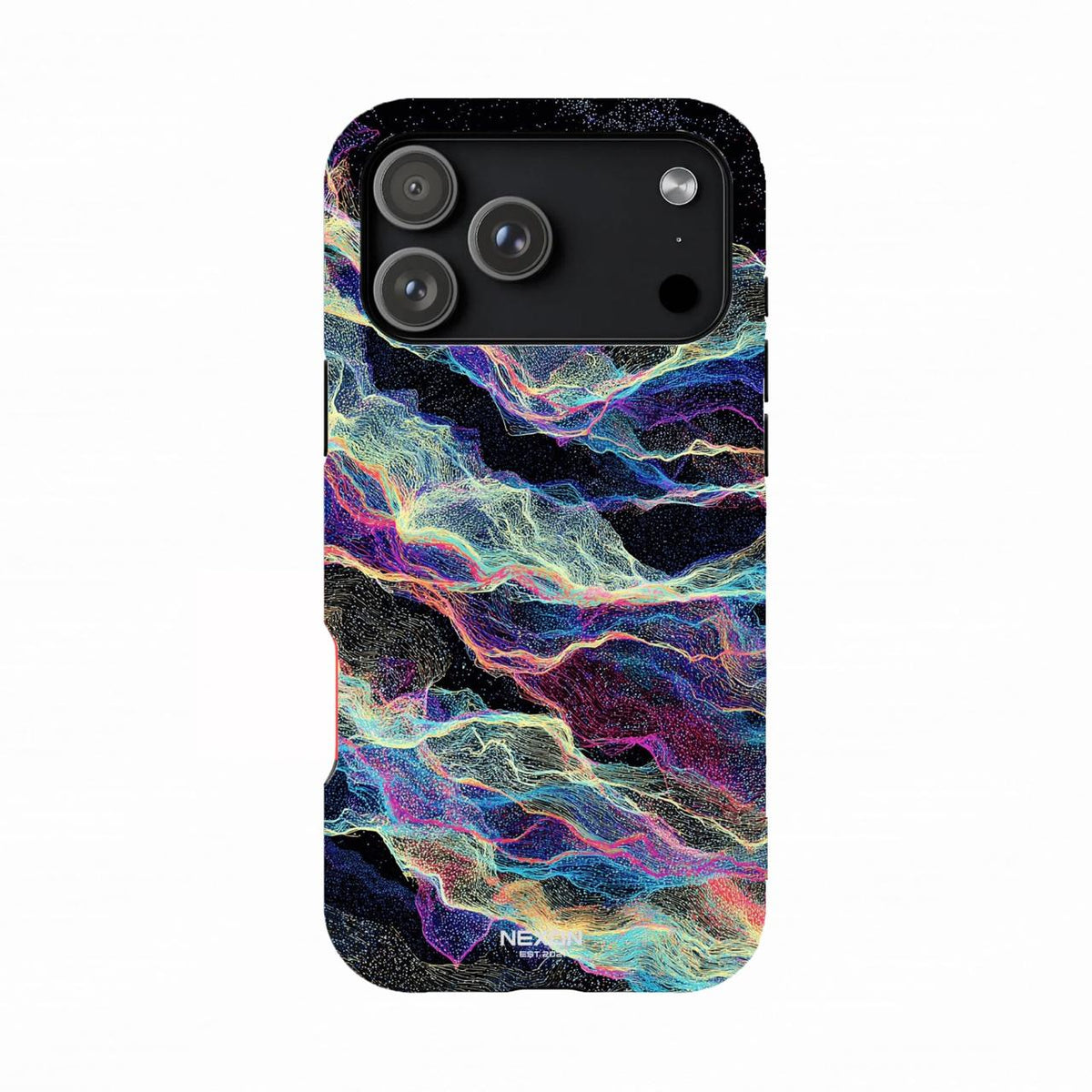 QUANTUM WAVE Premium Glossy Phone Case (Dual Layer) Available For All iPhone Models