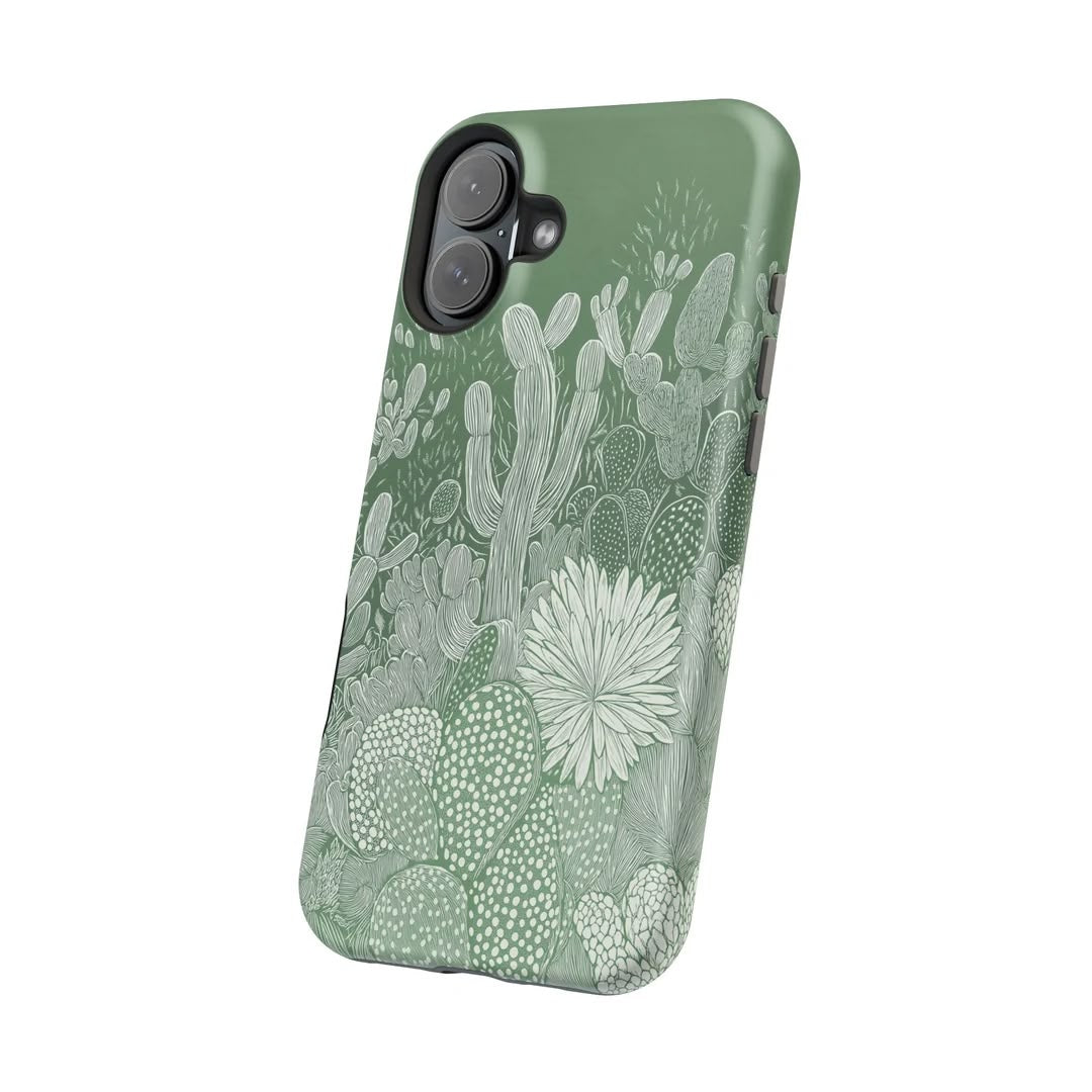 Cactus Charm Premium Glossy Phone Case (Dual Layer) Available For All iPhone Models
